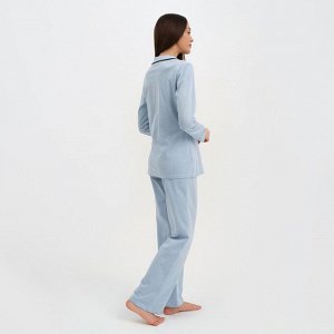 Пижама женская (рубашка и брюки) KAFTAN Love размер, цвет голубой