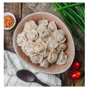 Пельмени из МРАМОРНОЙ ГОВЯДИНЫ, РУЧНАЯ ЛЕПКА, ЗАМОРОЖЕННЫЕ, РАУТ, 400Г