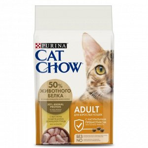 Сухой корм CAT CHOW для кошек, птица, 1.5 кг