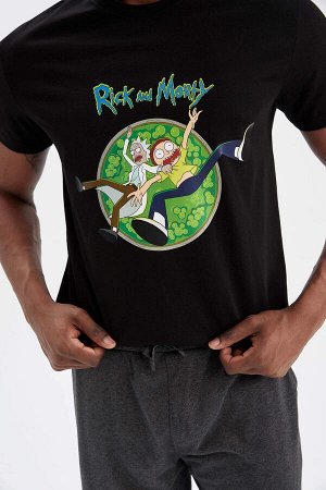 Defacto Fit Rick and Morty Licensed Regular Fit Пижамный комплект