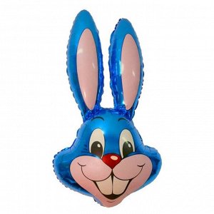 Шар фольгированный 24" «Кролик», цвет синий