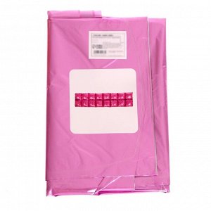 Панно фольгированное 37 х 142 см, 2 ряда, цвет розовый