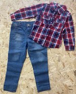 Комплект Baby Bears для мальчика рубашка+джинсы