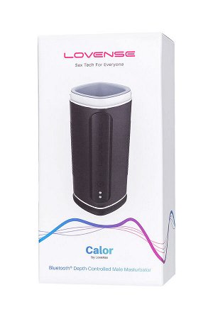 Мастурбатор нереалистичный LOVENSE Calor, TPE, черный, 15,9 см
