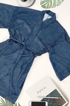 Халат-кимоно шелковый