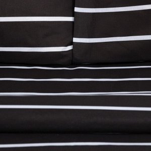 Постельное бельё Этель 2 сп Black stripes 175х215 см, 200х220 см, 70х70 см-2 шт, 100% хлопок, поплин