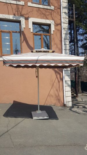 Зонт садовый с боковой опорой