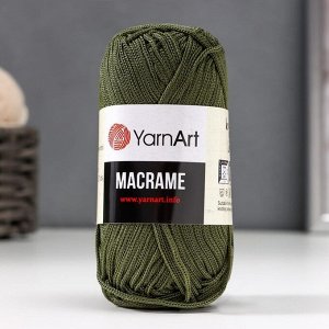 Пряжа "Macrame Макраме" 100% полиэстер 130м/90гр (164 болотный)