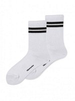 Носки Nicenonice Classic &quot;Две полосы: 10510 Black-Black&quot;