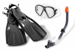 Комплект для плавания Reef Rider Sports Set (маска, трубка, ласты), от 14 лет, тм. INTEX