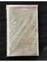 Пакет прозрачный 16 х25 (+3) см со скотчем 1/200 шт