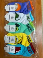 Носки короткие цветные 10 пар