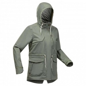 Куртка водонепроницаемая походная женская NH550 QUECHUA