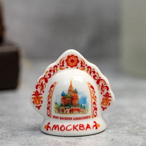 Колокольчик сувенирный «Москва. Храм Василия Блаженного»