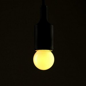 Лампа светодиодная Luazon Lighting, G45, Е27, 1.5 Вт, для белт-лайта, RGB, синхронная работа