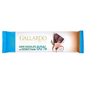 Шоколад GALLARDO 60% Кокос 23 г
