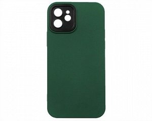 Чехол iPhone 12 BICOLOR (темно-зеленый)