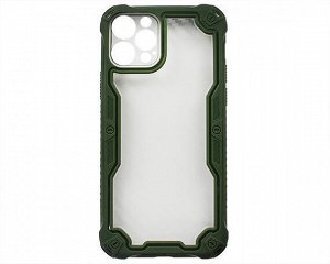 Чехол iPhone 12 Pro Armor Carbon (зеленый)