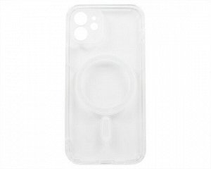 Чехол iPhone 12 MagSafe с магнитом, прозрачный