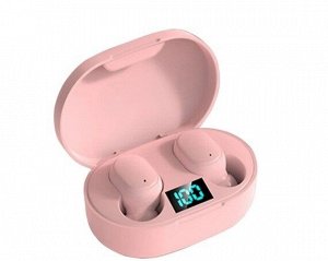 Bluetooth стереогарнитура E6S розовые