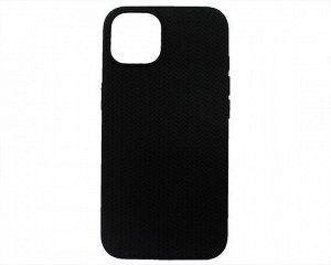 Чехол iPhone 13 SC Full Плетеный (черный)