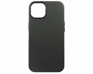 Чехол iPhone 13 Leather Case без лого, черный