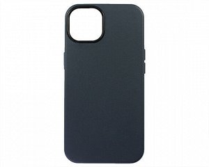 Чехол iPhone 13 Leather Case без лого, темно-синий