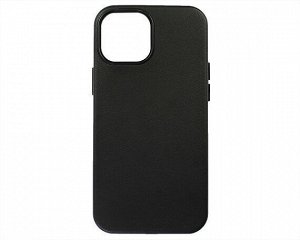 Чехол iPhone 13 Mini Leather Case без лого, черный