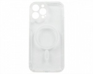 Чехол iPhone 13 Pro Max MagSafe с магнитом, прозрачный
