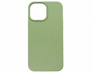 Чехол iPhone 13 Pro Max Liquid Silicone FULL (мятный)