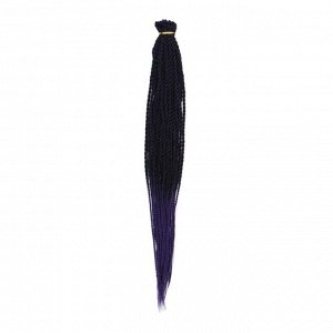 Сенегал твист, 55-60 см, 100 гр (CE), цвет тёмно-фиолетовый/светло-фиолетовый(#Т/Purple)