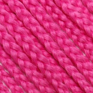 SIM-BRAIDS Афрокосы, 60 см, 18 прядей (CE), цвет розовый(#1855)