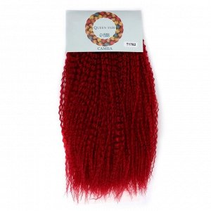 САМБА Афролоконы, 60 см, 270 гр, цвет тёмно-красный HKBТ1762 (Бразилька)