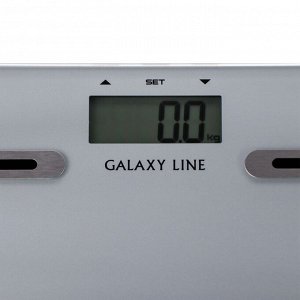 Весы напольные Galaxy LINE GL 4855, диагностические, до 150 кг, 2хААА (в компл.), белые
