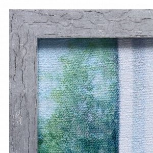 Гобеленовая картина "Георгины на окне" 53*73 см рамка микс