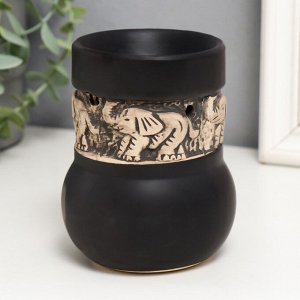 Аромалампа керамика "Стадо слонов" МИКС 11,5х8,5х8,5 см