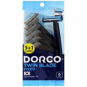 DORCO Cтанки для бритья одноразовые Dorco 2, (5+1 шт)