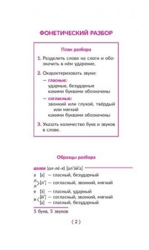 Русский язык. Все виды разбора 5-9 классы (Артикул: 16775)