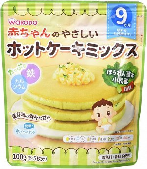 WAKODO Baby Friendly Hot Cake Mix Set - смесь для панкейков для детей от 9 месяцев набор из 4 шт