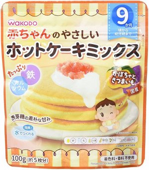 WAKODO Baby Friendly Hot Cake Mix Set - смесь для панкейков для детей от 9 месяцев набор из 4 шт