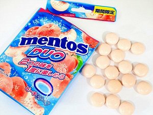 Mentos Duo Grape & Soda 45g - Ментос с двойной начинкой. Виноград и содовая