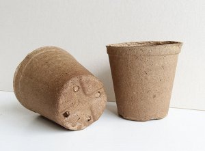 Greengo Горшок для рассады, 175 мл, d = 8 см, h = 8 см, торф, 10 шт