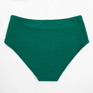 Плавки купальные женские MINAKU завышенные, цвет зелёный
