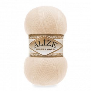 Пряжа Alize Angora Gold Ализе Ангора Голд цвет №681 ярко-персиковый