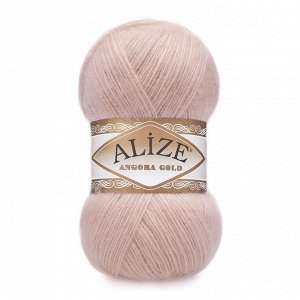 Пряжа Alize Angora Gold Ализе Ангора Голд цвет №161 пудра