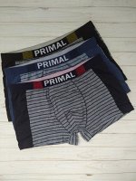 Трусы боксеры (шорты), Primal, B285-3шт