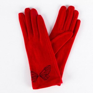 Перчатки женские цвет красный [LG70-05]