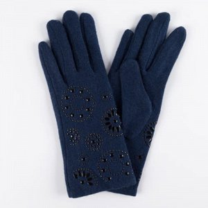 Перчатки женские цвет синий [LG21-04]