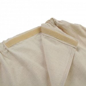 Полотенце на липучке килт для бани и сауны 150х75 см, мужской, льняной