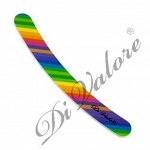 DV Пилка 108-011-7 &quot;Радуга&quot; для натуральных ногтей /бумеранг/